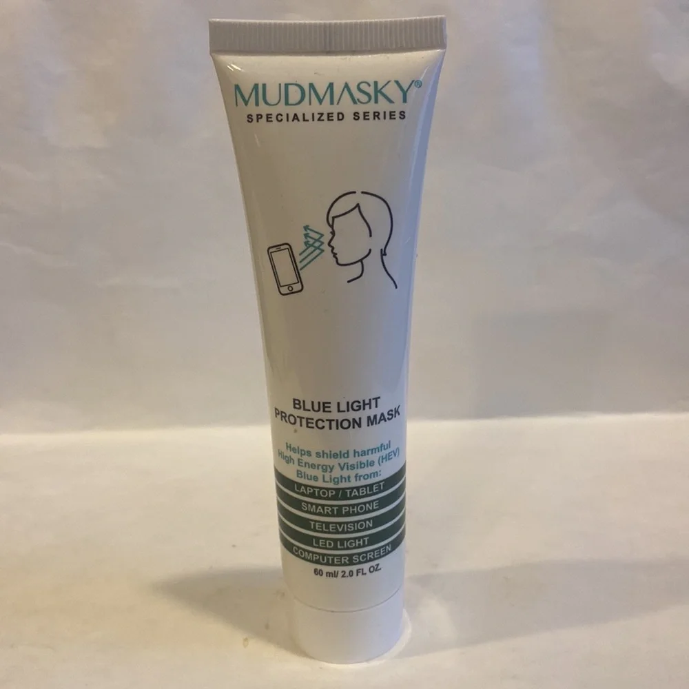 MUDMASKY Blue Light Protection Mask 2oz $58 NIP Sealed